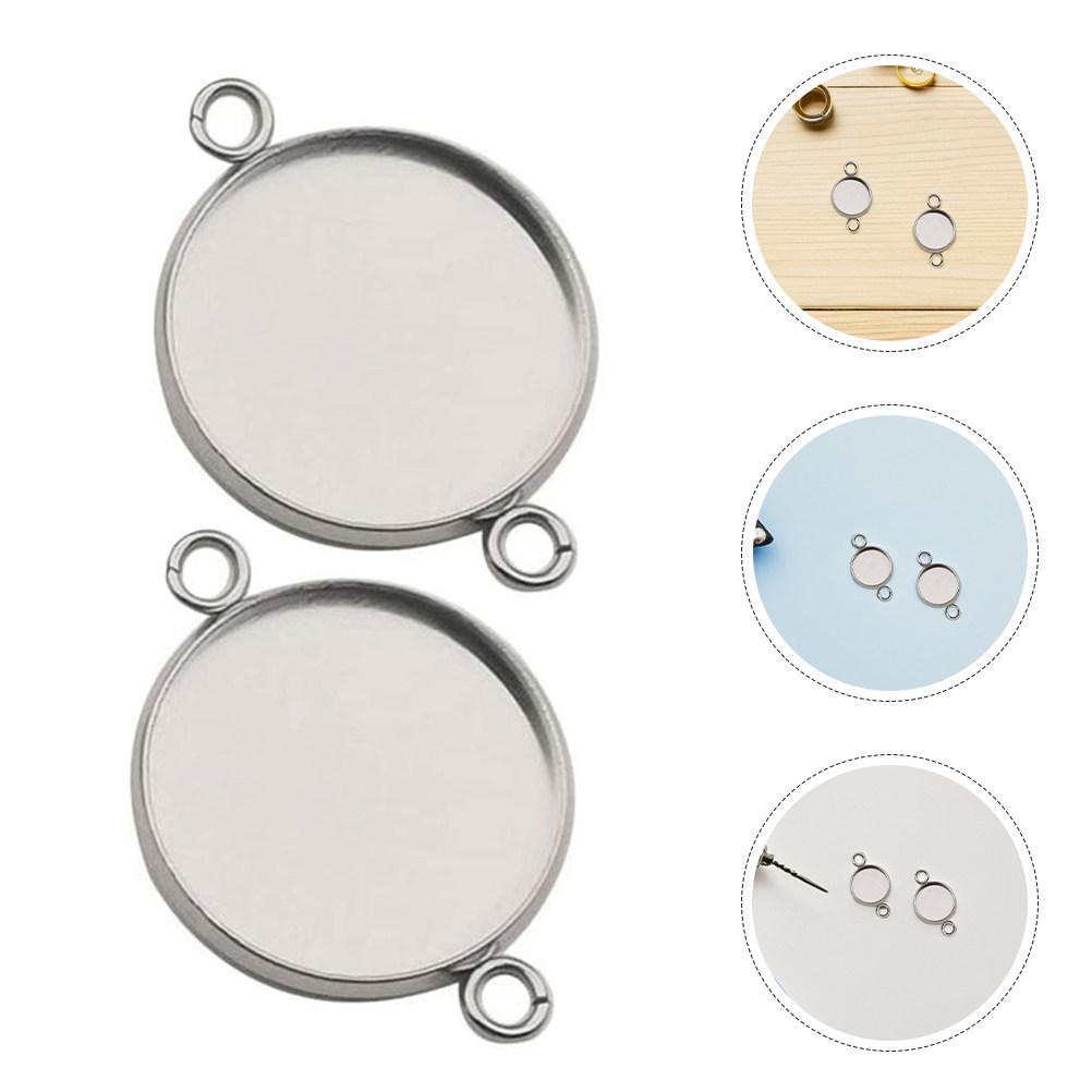 Bezels Set Pendant - 20 pezzi di connettori per braccialetti