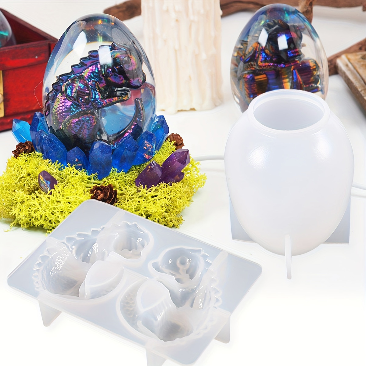 Stampi per uova di drago in si - Resin Craft Ideas recensione e prezzo